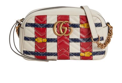 Small GG Marmont Matelasse Shoulder Bag, front view